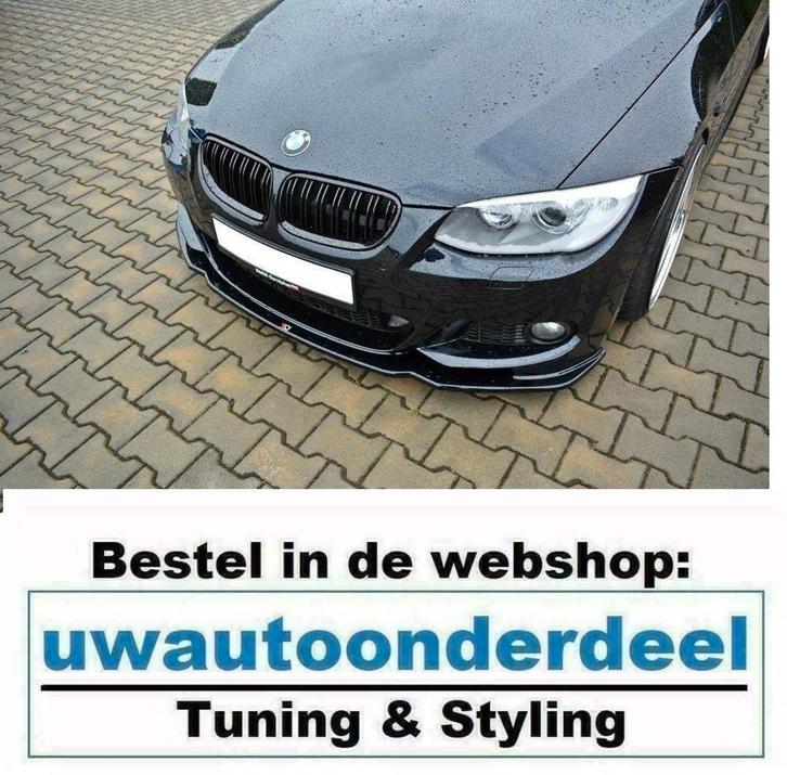 Spoiler Lip Splitter Voor Bmw 3 Serie E92 Coupe Facelfit M P, Auto diversen, Tuning en Styling, Ophalen of Verzenden