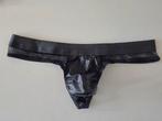 Heren String Leatherlook, Ophalen of Verzenden, Zwart, Slip