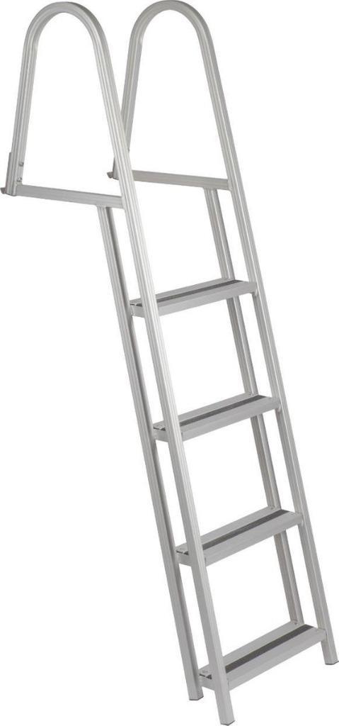 Nieuw in de doos: HIBO Steiger Zwemtrap 4 treden, Tuin en Terras, Zwembad-toebehoren, Nieuw, Ladder, Ophalen of Verzenden