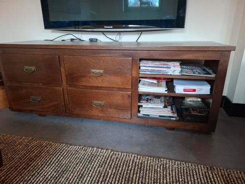Dressoir handgemaakt door meubelmaker, eiken van Twickel, Huis en Inrichting, Kasten | Televisiemeubels, Gebruikt, 150 tot 200 cm