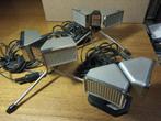 3 x Philips vintage stereo-microfoon, Muziek en Instrumenten, Microfoons, Ophalen of Verzenden, Gebruikt, Overige typen