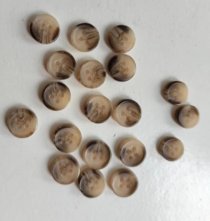 Set hoornen look knoopjes, Hobby en Vrije tijd, Naaien en Fournituren, Zo goed als nieuw, Knoop of Knopen, Verzenden