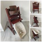 Stokke Tripp Trapp bruin met babyset en newbornset, Kinderen en Baby's, Kinderstoelen, Ophalen of Verzenden, Zo goed als nieuw