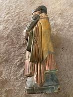 Tibetaanse Monnik Houtsnijwerk, Antiek en Kunst, Kunst | Beelden en Houtsnijwerken, Ophalen of Verzenden