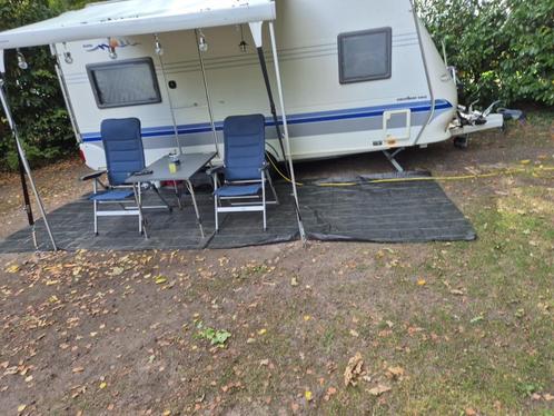 caravan Hobby, Caravans en Kamperen, Caravans, Particulier, tot en met 4, 1000 - 1250 kg, Rondzit, Hobby, Frans bed, Lengtebed