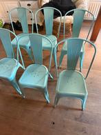 Set van Lix stapelbare eetkamerstoelen, Huis en Inrichting, Stoelen, Ophalen, Gebruikt, Overige kleuren, Metaal