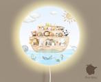 Ronde Wandlamp Ark van Noah 35 cm (Ø) Oliver Robins, Bi & Li Creaties, Nieuw, Ophalen of Verzenden, Bilicreaties@gmail.com