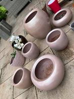 Diverse potten, roze mooie serie, bijna gratis, Koningsdag!, Huis en Inrichting, Overige Huis en Inrichting, Ophalen