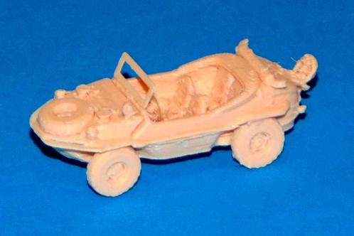 Duitse VW Schwimmwagen - 3D-print in diverse schalen, Hobby en Vrije tijd, Wargaming, Nieuw, Historisch, Toebehoren, Verzenden