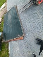 2x stalen deur 404x231/462 deuren loods, schuifdeur, damwand, Ophalen, Gebruikt, Garagedeur, Schuifdeur