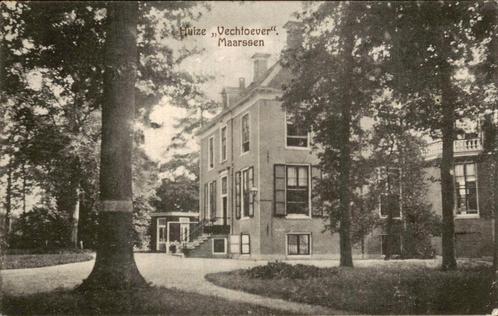 Huize Vechtoever in Maarssen, Verzamelen, Ansichtkaarten | Nederland, Ongelopen, Utrecht, 1940 tot 1960, Ophalen of Verzenden