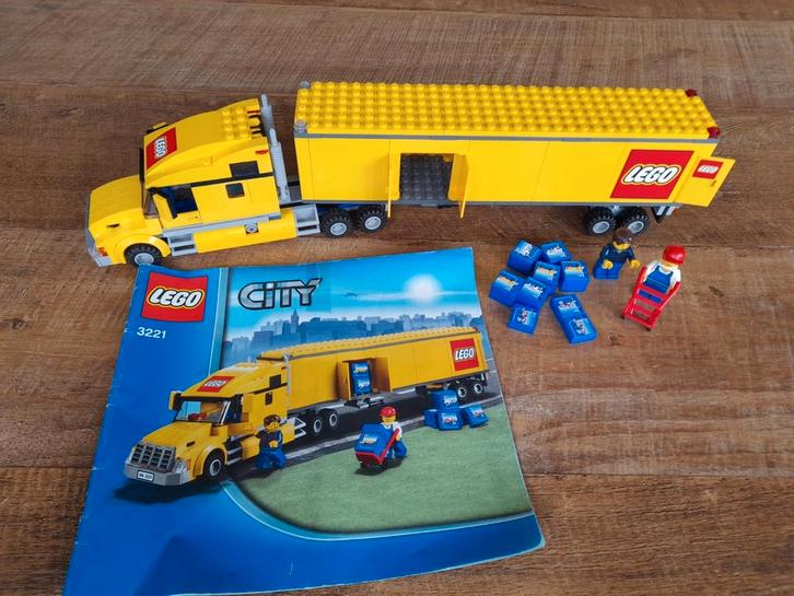 Lego city 3221 lego vrachtwagen/truck, Kinderen en Baby's, Speelgoed | Duplo en Lego, Zo goed als nieuw, Ophalen of Verzenden
