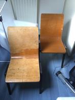 Vintage / brocante stoelen, Ophalen, Twee, Bruin, Zo goed als nieuw