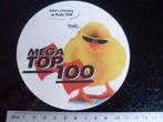 sticker mega top 100 iedere zaterdag op radio 3fm logo kuike, Verzamelen, Verzenden, Zo goed als nieuw, Film, Tv of Omroep