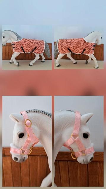 Schleich halster en deken setje roze beschikbaar voor biedingen
