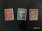 3x Rode kruis zegels Nieuw Guinea (nvph 50/51/52), Nieuw-Guinea, Ophalen of Verzenden, Gestempeld