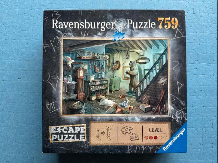 Escape Puzzel 759 Compleet (Escaperoom puzzle) ravensburger, Hobby en Vrije tijd, Denksport en Puzzels, Zo goed als nieuw, Legpuzzel