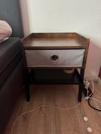 Mooie, industriele nachtkastjes (2x), Huis en Inrichting, Slaapkamer | Nachtkastjes, Ophalen, Zo goed als nieuw, Minder dan 45 cm