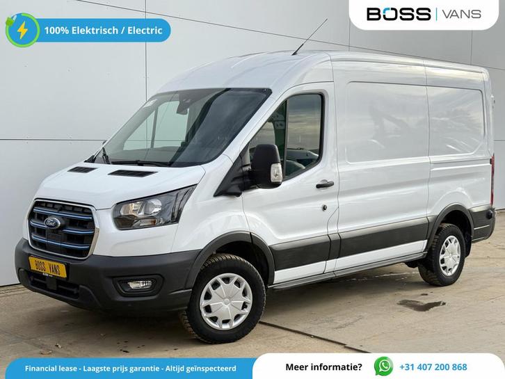 Ford E-Transit 390 75kWh 184PK Elektrisch 75kWh 334km WLTP B, Auto's, Bestelauto's, Bedrijf, Te koop, ABS, Achteruitrijcamera
