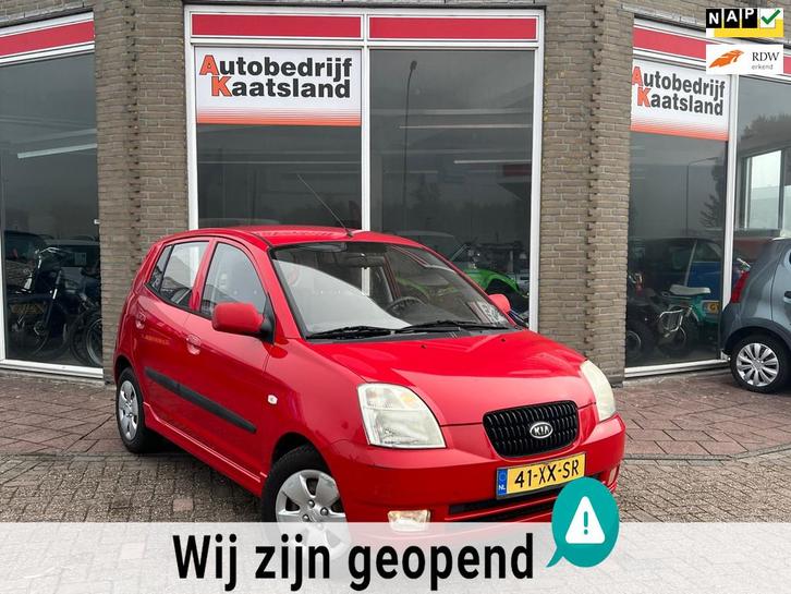 Kia Picanto 1.0 D-light - 5 drs - Airco - 2007, Auto's, Kia, Bedrijf, Te koop, Picanto, ABS, Airconditioning, Mistlampen, Startonderbreker