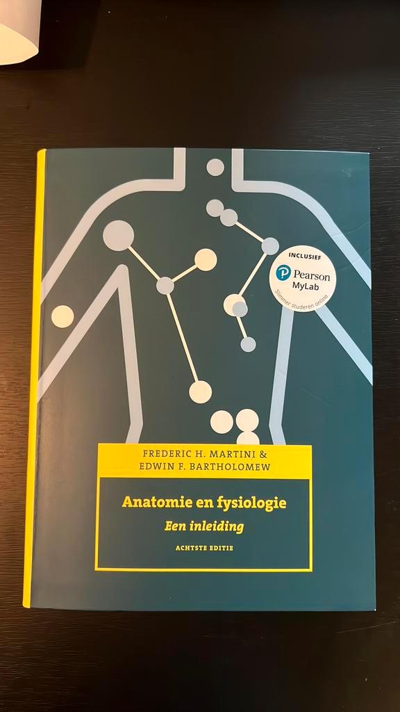 Anatomie en fysiologie, 8e editie met MyLab NL, Boeken, Schoolboeken, Zo goed als nieuw, Nederlands, Overige niveaus, Ophalen of Verzenden
