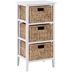 Twee peer kastje met 3 manden, Huis en Inrichting, Kasten | Ladekasten, Ophalen, Overige materialen, Minder dan 50 cm, Gebruikt