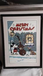 MICKEY MOUSE kerst poster, Overige typen, Mickey Mouse, Ophalen of Verzenden, Zo goed als nieuw