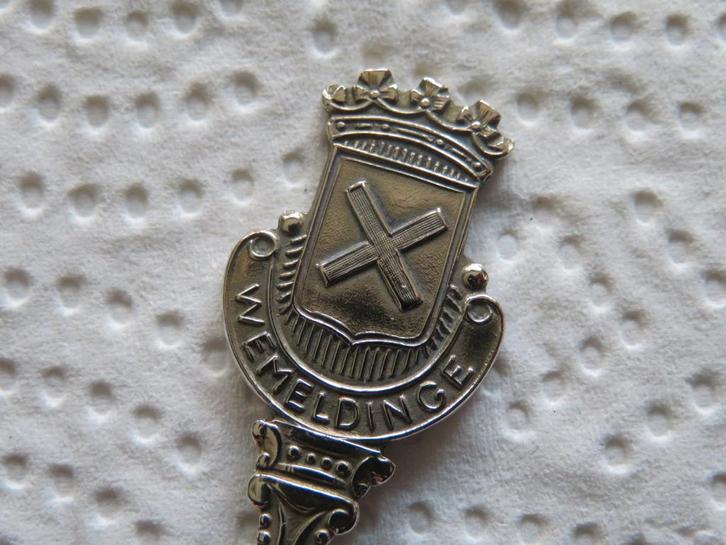 Lepeltje Wapen Wemeldinge, Verzamelen, Porselein, Kristal en Bestek, Zo goed als nieuw, Bestek, Overige materialen, Verzenden