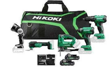 Hikoki KC18DXWHZ Combiset | 5 machines | 2 accu&apos;s en beschikbaar voor biedingen