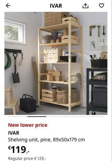 Nieuwe IKEA Ivar kast - afbeelding 1