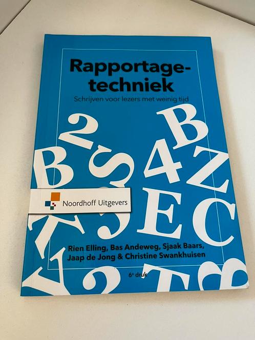 Jaap de Jong - Rapportagetechniek, Boeken, Wetenschap, Zo goed als nieuw, Ophalen of Verzenden