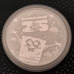 2024 Sponge Bob Squarepants 25th Anniversary 1 oz silver BU, Ophalen of Verzenden, Zilver