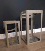 Metalen lantaarns van Gusta, Ophalen, 25 tot 50 cm, Nieuw, Bruin