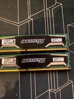 2x 4GB DDR3 crucial Ballistix, Computers en Software, RAM geheugen, Ophalen of Verzenden, Zo goed als nieuw, DDR3, Desktop