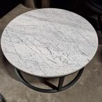 Ronde Salontafel Lexington Wit Carrara Marmer van Richmond, Antiek en Kunst, Antiek | Meubels | Tafels, Ophalen