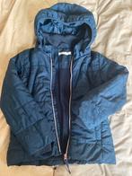Donkerblauwe winterjas maat 128 (rits kapot), Kinderen en Baby's, Kinderkleding | Maat 128, Ophalen, Gebruikt, Meisje