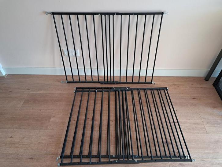 3x Traphekje zwart - Daan, Kinderen en Baby's, Traphekjes, Gebruikt, Schroefhekje, Metaal of IJzer, minder dan 100 cm, Ophalen