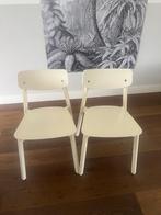 2 witte stoelen, Ophalen, Gebruikt, Wit, Vier