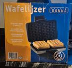 Donna Wafelijzer voor 2 wafels - Anti-aanbaklaag, Ophalen of Verzenden, Gebruikt