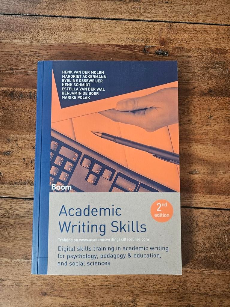 Henk Schmidt - Academic Writing Skills, Ophalen, Henk Schmidt; Henk van der Molen, Zo goed als nieuw, Nederlands