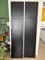 2 pax deuren - Donkerbruin., Ophalen, Gebruikt, 50 tot 100 cm, 200 cm of meer