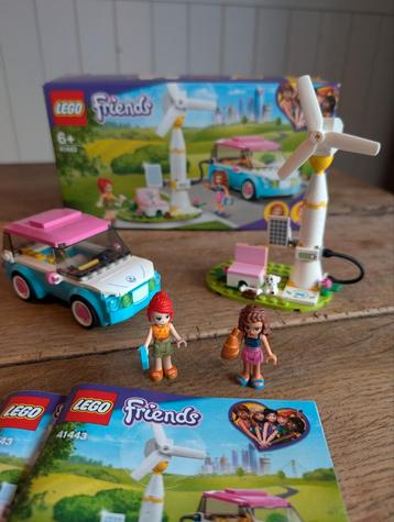 Lego Friends Olivia's elektrische auto 41443 COMPLEET! beschikbaar voor biedingen
