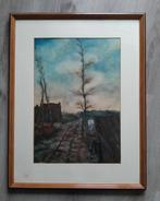 François Maréchal (1861-1945) - Akker met ploegende paarden, Antiek en Kunst, Ophalen of Verzenden