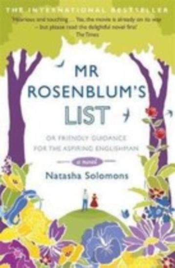 Natasha solomons: mr rosenblum;s list  beschikbaar voor biedingen
