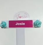 Turquoise Rozen Oorbellen #101, Ophalen, Overige materialen, Blauw, Nieuw