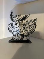 Pokémon Flareon Black Abstract 3D Model (14 cm), Verzenden, Nieuw, Overige typen