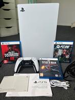 Playstation 5 met 3 spellen te koop!, Spelcomputers en Games, Spelcomputers | Sony PlayStation 5, Ophalen of Verzenden, Zo goed als nieuw