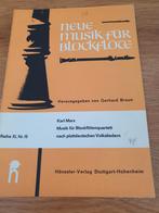 Muziek voor Blokfluitkwartet - Karl Marx, Gebruikt, Klassiek, Overige soorten, Ophalen of Verzenden