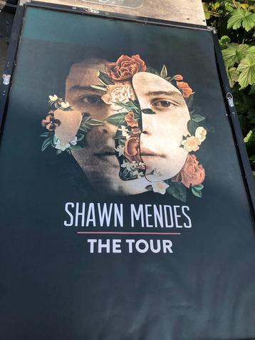 Shawn mendes on tour poster zonder lijst  beschikbaar voor biedingen