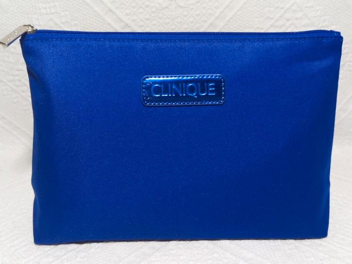 Clinique Toilettas Kobaltblauw, Sieraden, Tassen en Uiterlijk, Toilettassen, Nieuw, Blauw, Verzenden